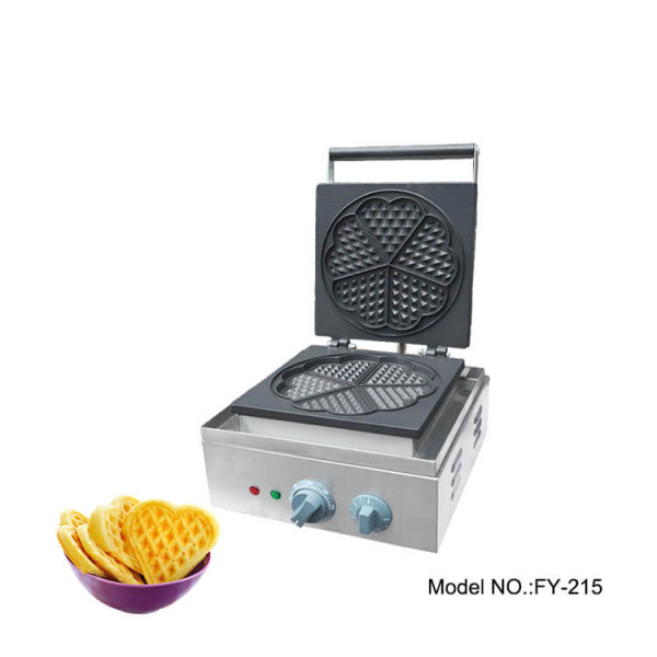 Commercial Waffle Bakers Heart Shape Waffle Catering Machine