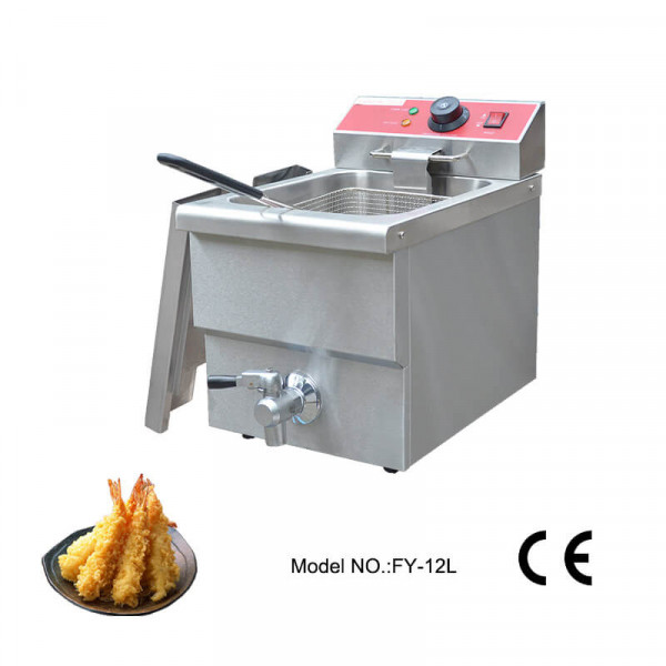 Commercial deep fryers with oil filter easy to clean