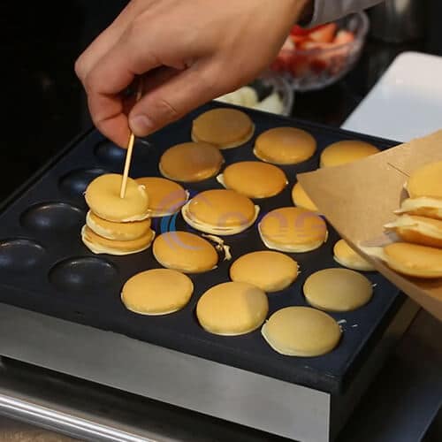 Mini Pancake Machine Teflon Coating Poffertjes Machine