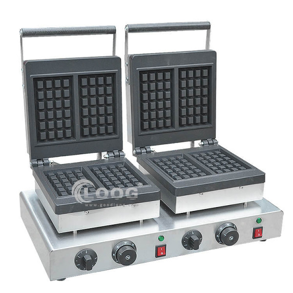 Commercial Waffle Machine Double Rectangle Waffle Machine Factory