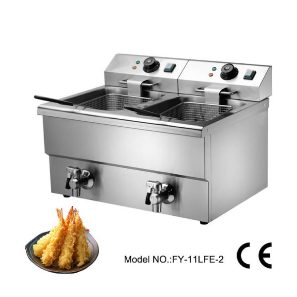 Buy fryer machine double basket deep fryers for sale