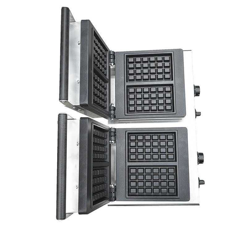 Commercial Waffle Machine Double Rectangle Waffle Machine Factory