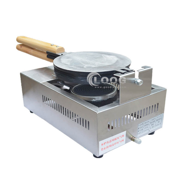 Gas waffle maker commerial single plate gas waffle machine