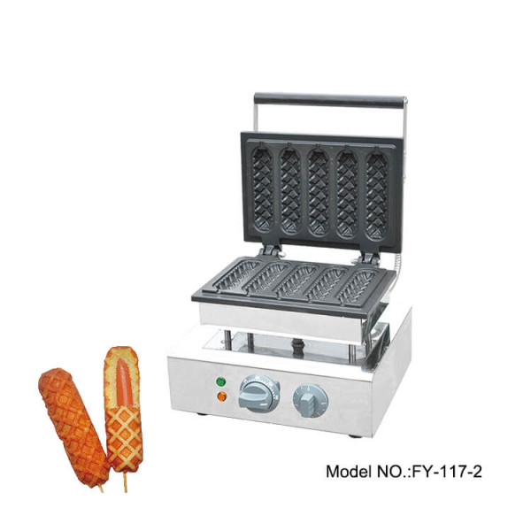 Hot Dog Waffle Maker 5 Stick Waffle Machine For Commercial Use