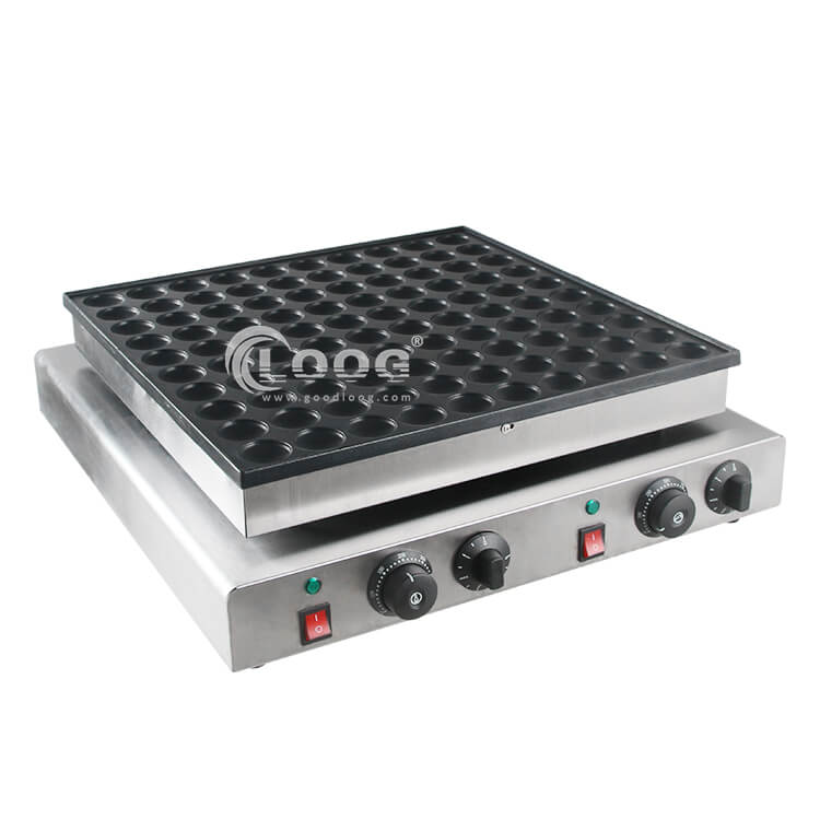 Commercial dutch pancake maker with 100 holes for sale