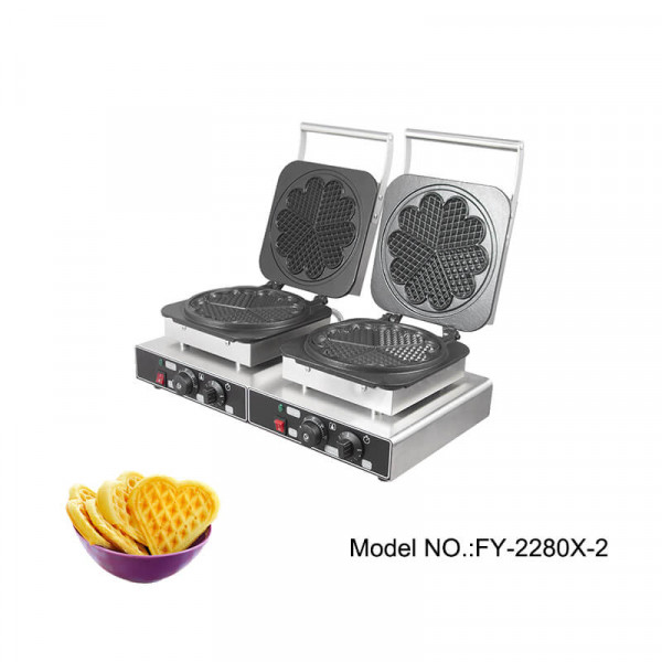 Commercial Grade Waffle Maker Double Head Wholesaler