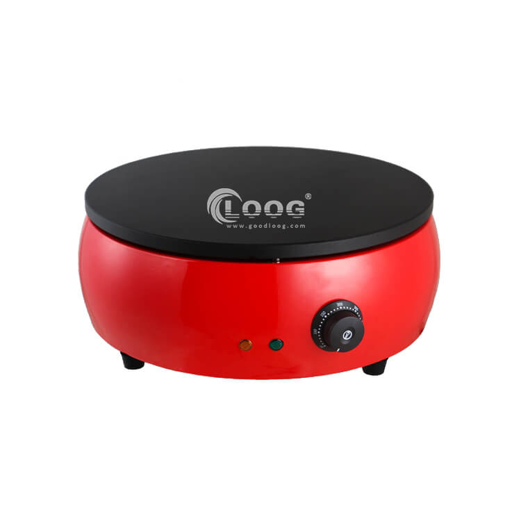 Crepe making machine with wooden handle for commercial use