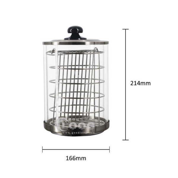 Sausage Warmer With 2 Aluminum Spikes For Snack Equipment