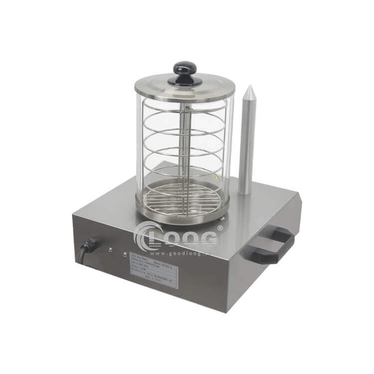 Sausage Warmer With 2 Aluminum Spikes For Snack Equipment