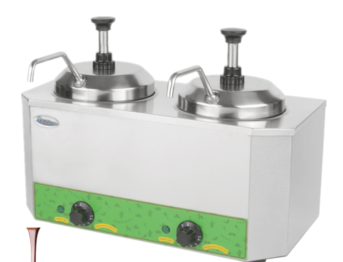 Nacho Cheese Warmer Double Unit Sauce Warmer With Durable Pump