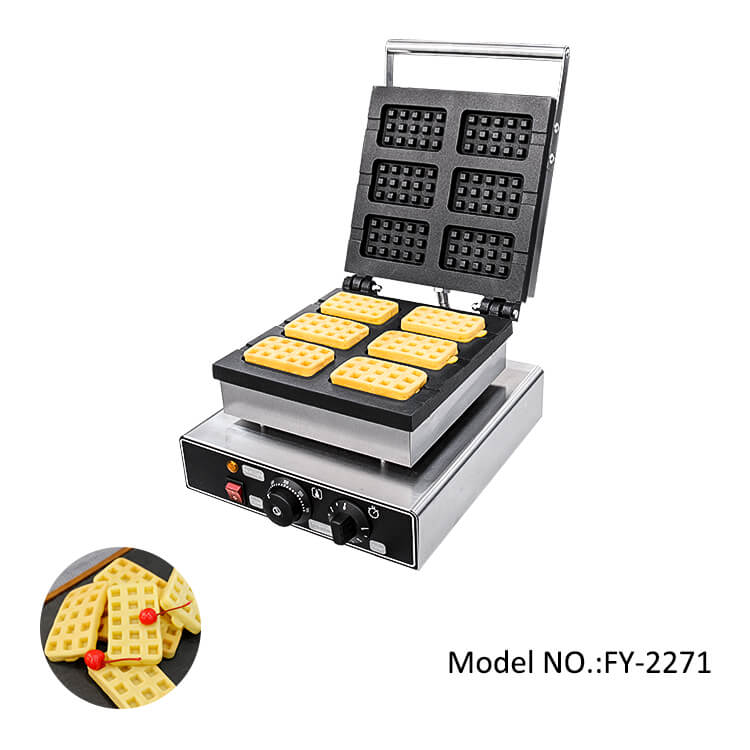 Russian USSR Electric Square Waffle Iron Maker EB-1/220 - New With Recipe (UK Plug)