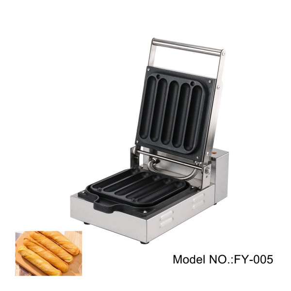Hotdog Waffle Maker Commercial 5 Stick Waffle Machine Distributor