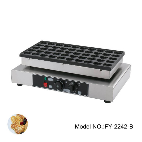 Mini Dutch Pancake Maker 50pcs Heart Shape Pancakes GoodLoog