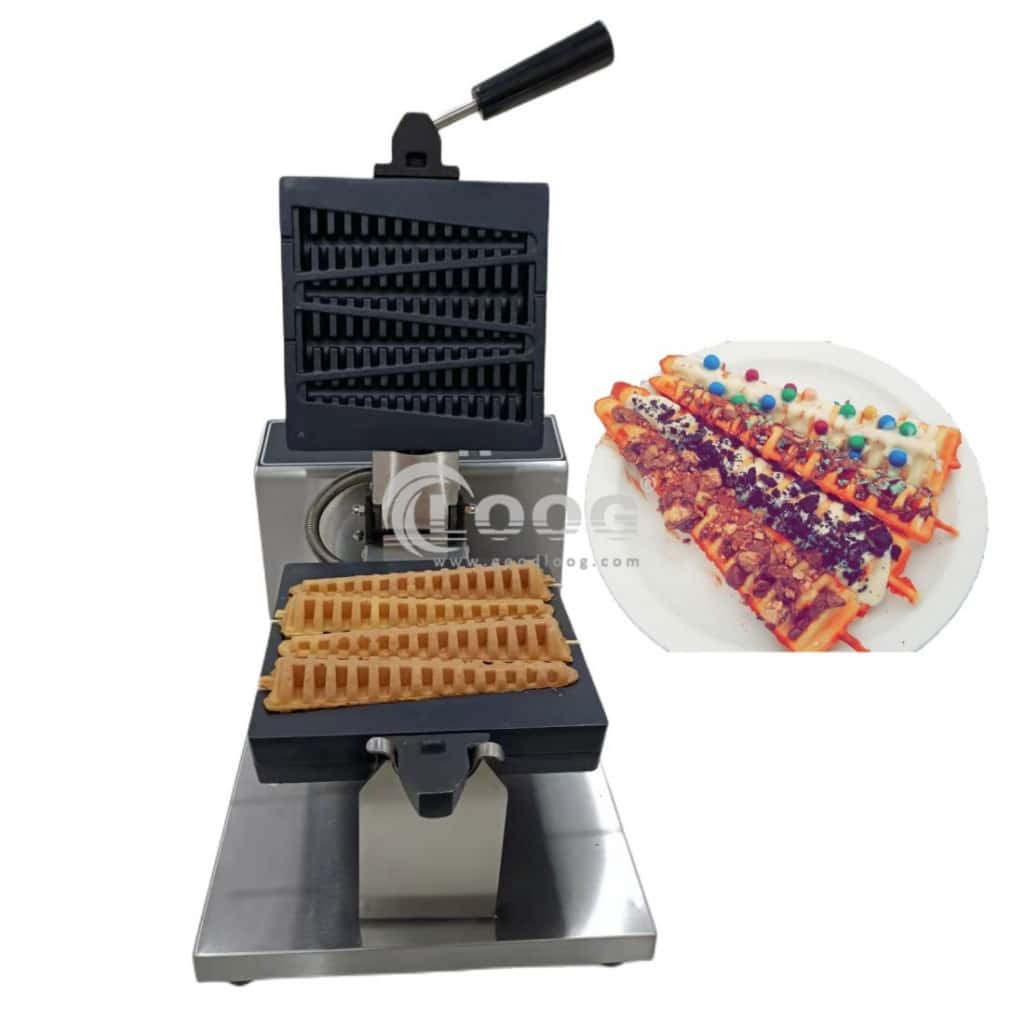Commercial Lolly Waffle Machine 4 Stick Waffle Maker Equipment GoodLoog