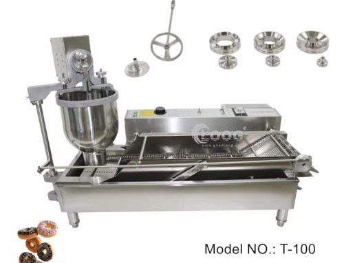 Automatic Donut Machine Manufacturer Double Rows Donut Fryer Machine