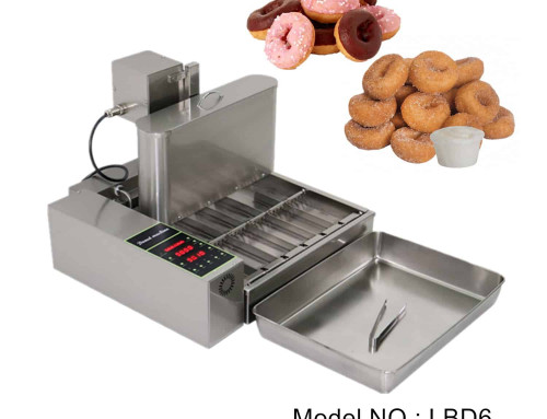 Commercial Donut Maker 6 Rows Automatic Mini Donut Making Machine