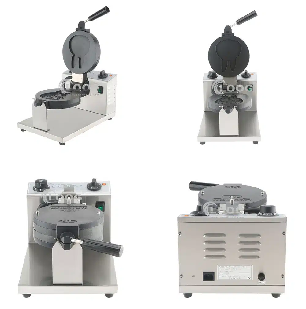 waffle maker with interchangeable plates