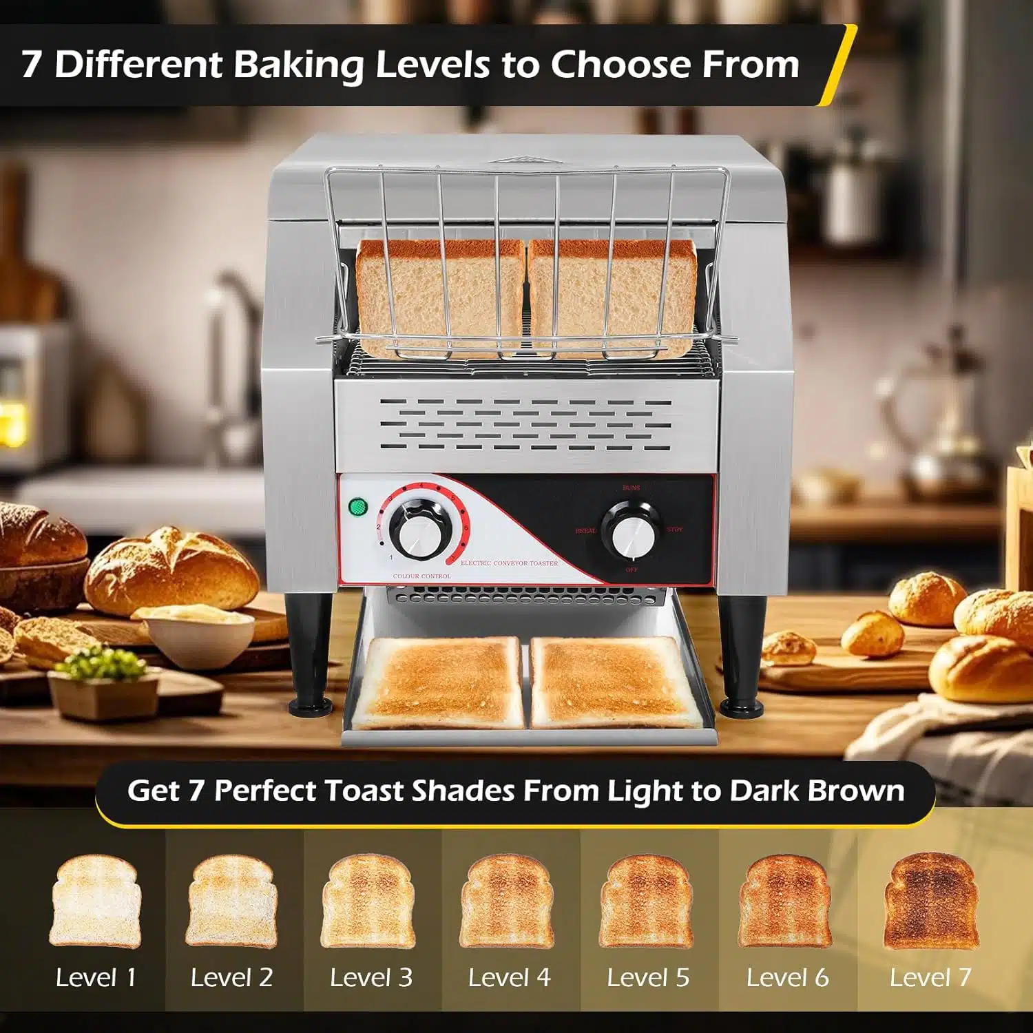 electric conveyor toaster