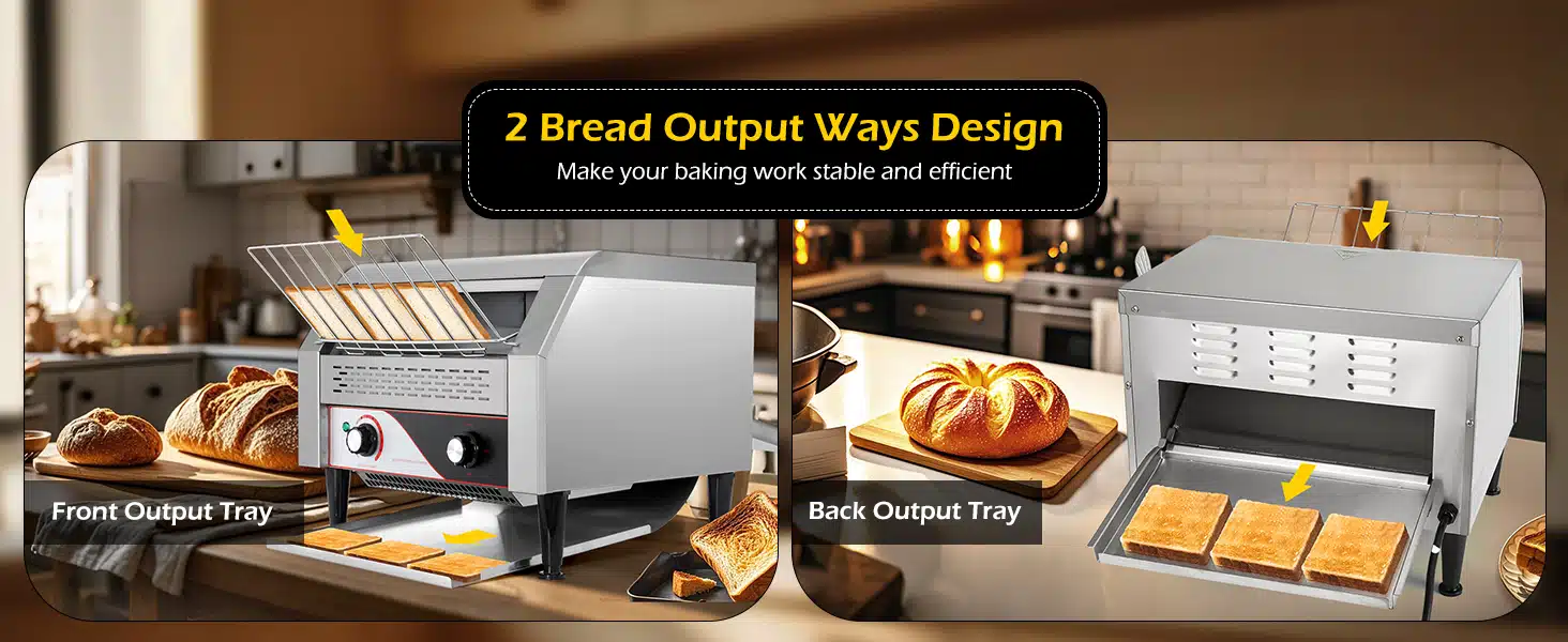 commercial bun toaster conveyor