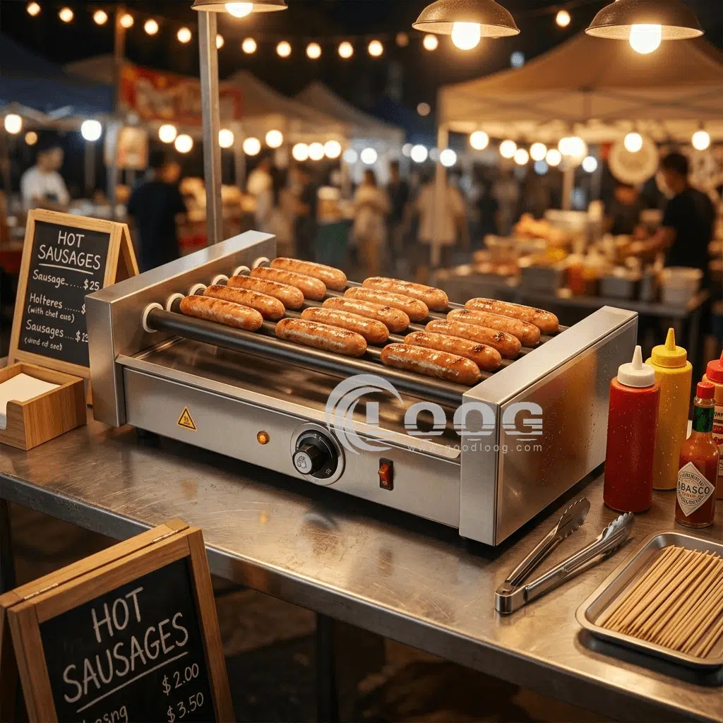hot dog roller machine