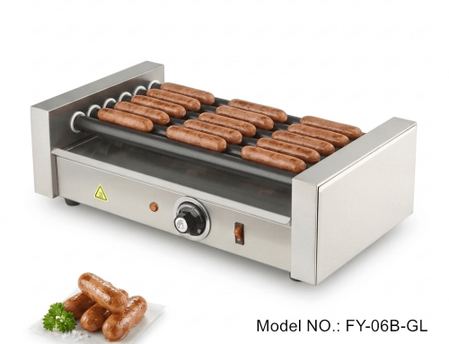 Roller Hot Dog Machine 6 Rollers Grill from Hotel Equipment Suppliers