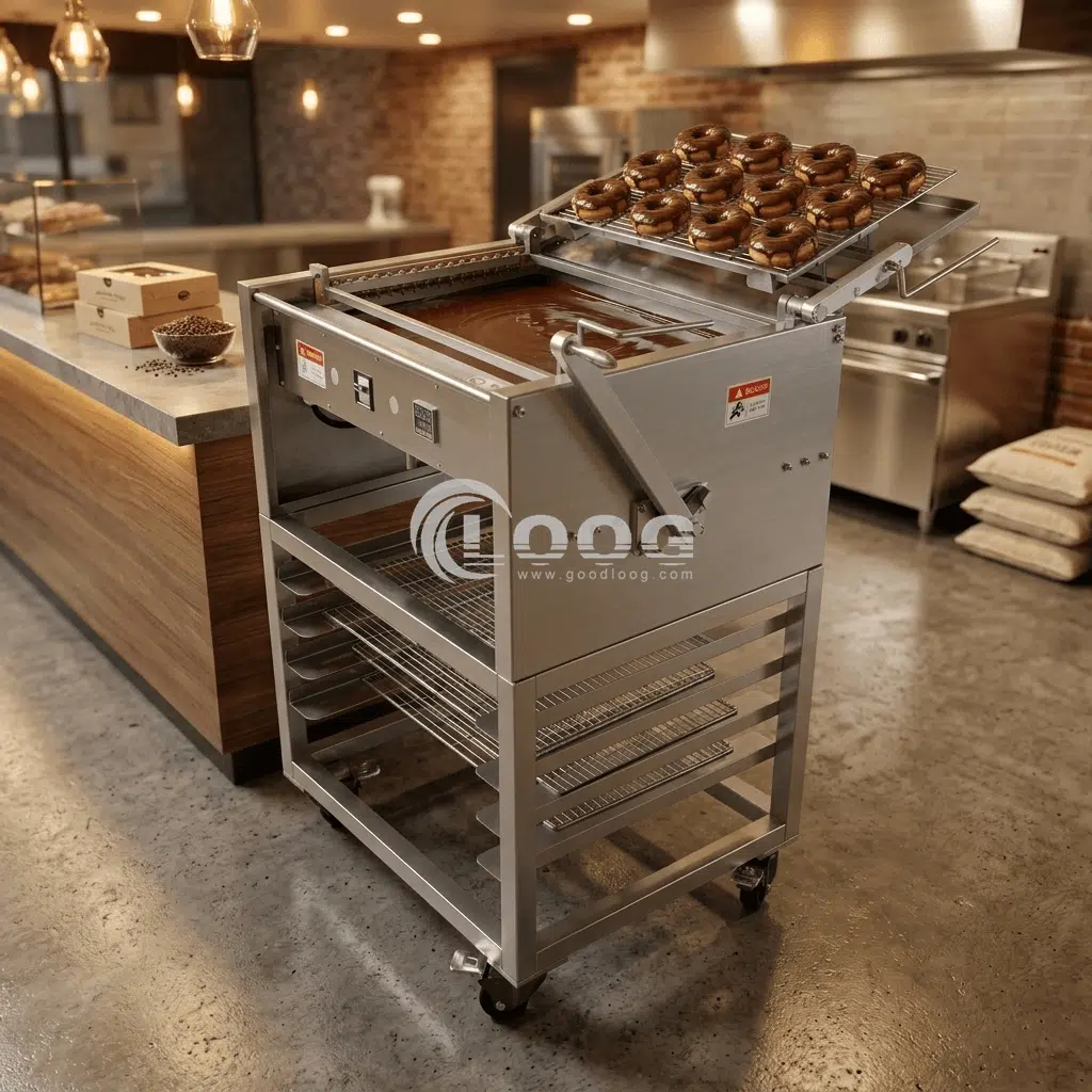 donut glazing machine