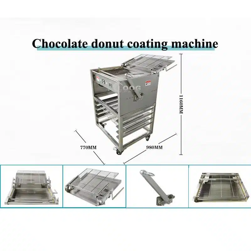 chocolate glazing machine