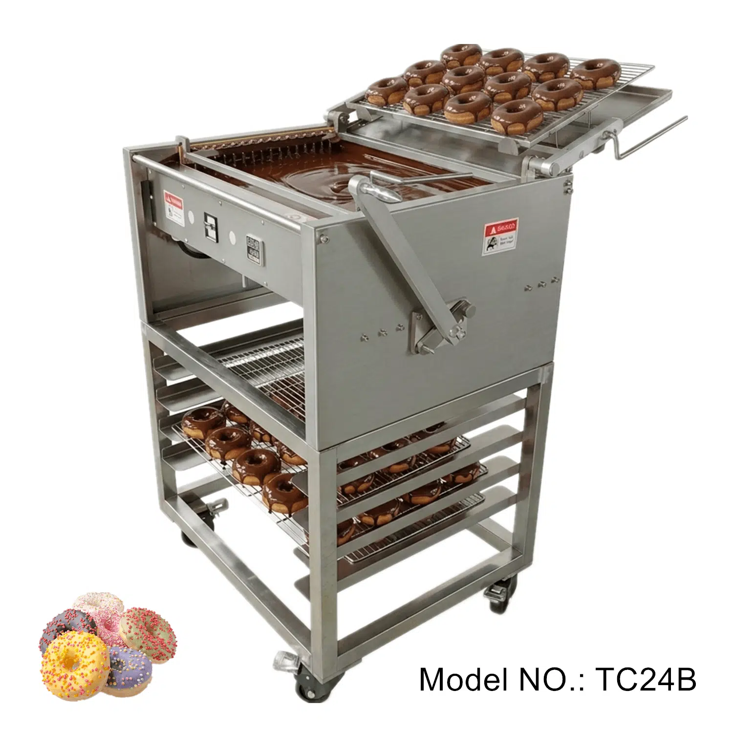 chocolate enrobing machine